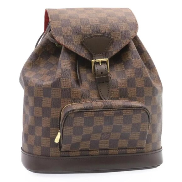 LOUIS VUITTON Damier Ebene Montsouris MM Backpack N51143 LV Auth 26498A - Picture 2 of 12